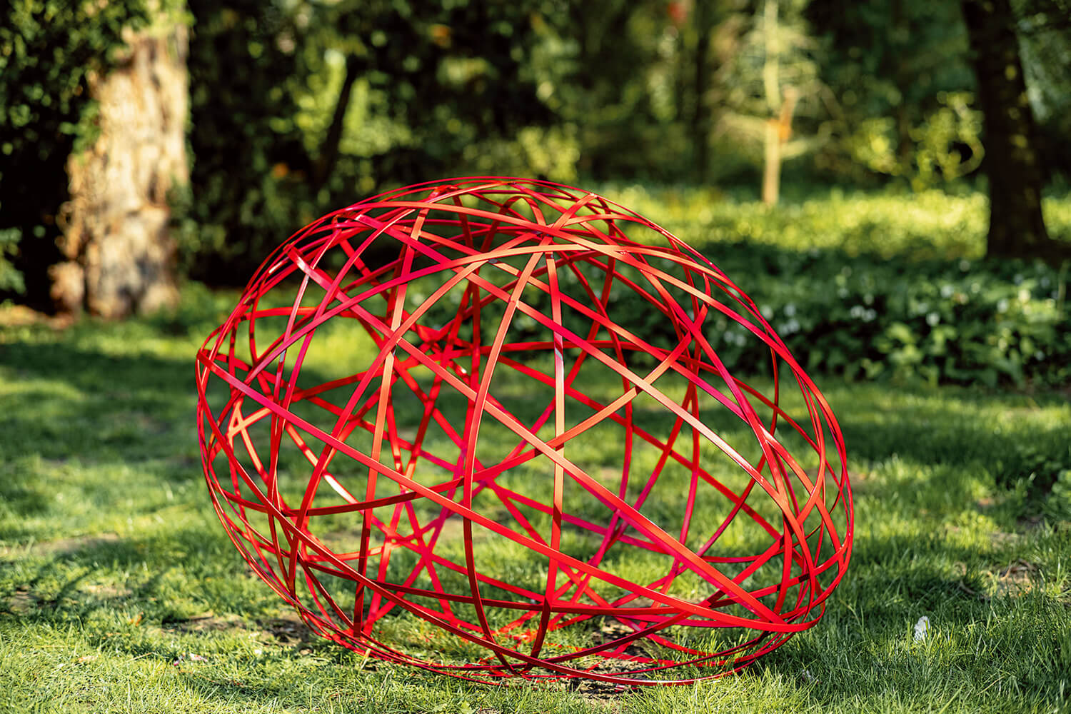 Ursprung, Skulptur von Melanie Becker-Hoffmann im Vier-Jahreszeiten-Park Oelde